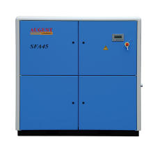 45kw / 60HP de agosto de aire fijo aire refrigerado Compresor de tornillo